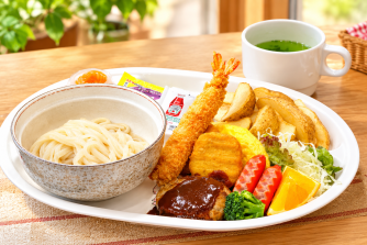 おこさまランチ（ごはんまたはうどん、ドリンクバー付き）※小学生以下限定